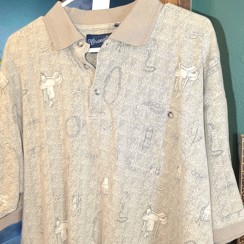 Wrangler Western Graphic Polo Shirt - Picture 2 of 7